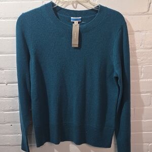 J. Crew Teal Women's Crewneck Sweater
